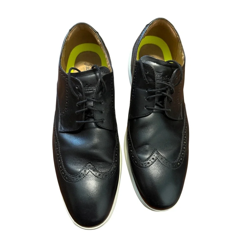 Florsheim‎ Mens Dash Wingtip Derby Oxford Black Leather  Shoes 11763-001 13W
